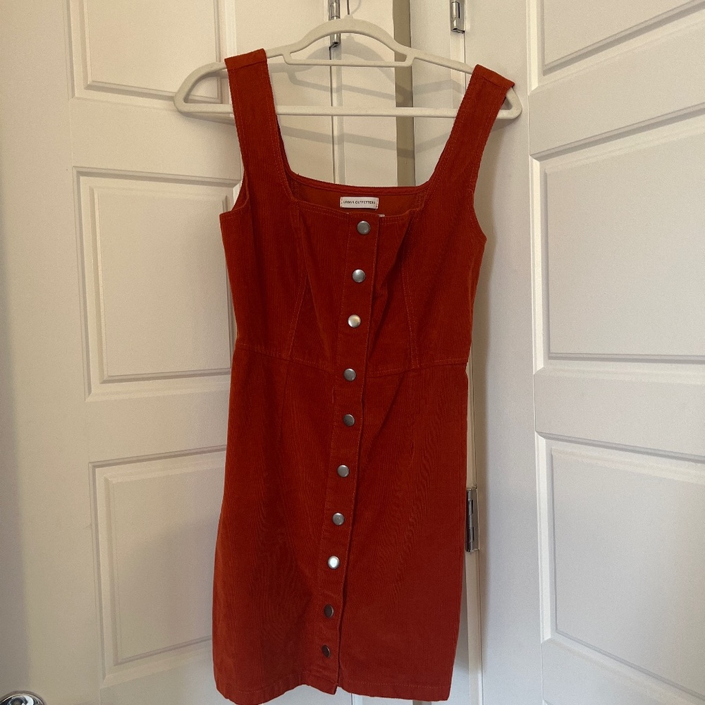 Urban Outfitters button front corduroy dress